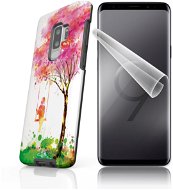 Mein Fall &quot;Happy Tree&quot; + Schutzfolie für Samsung Galaxy S9 Plus - Schutzhülle von Alza