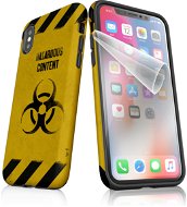 My Case "At Your Own Risk" + Protective foil for APPLE iPhone XS - Protective Case by Alza