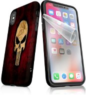 My Case "Skull" + Protective foil for APPLE iPhone XS - Protective Case by Alza