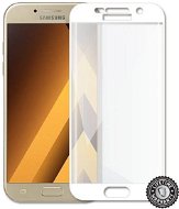 Screenshield Samsung A520 Galaxy A5 (2017) Tempered Glass protection (full COVER WHITE metalic frame) - Üvegfólia