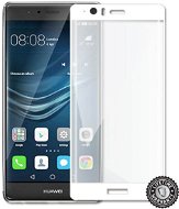 Screenshield Huawei P9 Plus VIE-L09 Tempered Glass protection (full COVER WHITE metalic frame) - Schutzglas