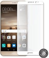 Screenshield Mate 9 (full COVER White metalic frame) Tempered Glass protection - Schutzglas