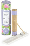 ASHLEIGH & BURWOOD Sada vonných tyčinek mini s keramickým stojanem LAVENDER & BERGAMOT 12 cm - Incense Sticks