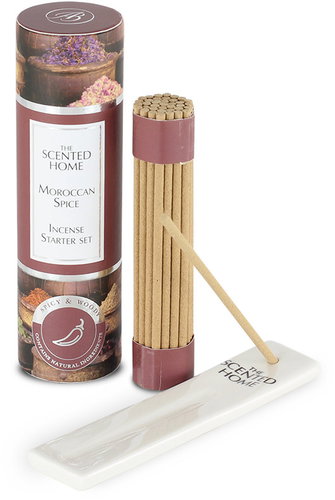 ASHLEIGH & BURWOOD Mini Fragrance Stick Set with Ceramic Stand MOROCCAN SPICE 12cm - Incense Sticks - Main image