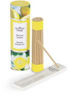 ASHLEIGH & BURWOOD Sada vonných tyčinek mini s keramickým stojanem SICILIAN LEMON 12 cm - Incense Sticks