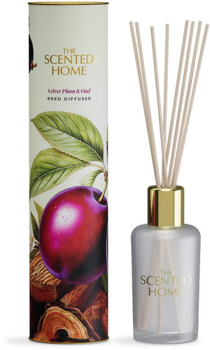 Ashleigh & Burwood The Scented Home - VELVET PLUM & OUD 150ml - Reed Diffuser - Main image