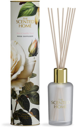 Ashleigh & Burwood The Scented Home Christmas reed diffuser – ROSE & VANILLA MUSK 150ml - Reed Diffuser - Main image