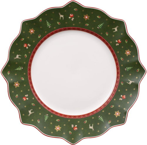 Villeroy & Boch Christmas shallow plate Toy´s delight, green - Plate - Main image