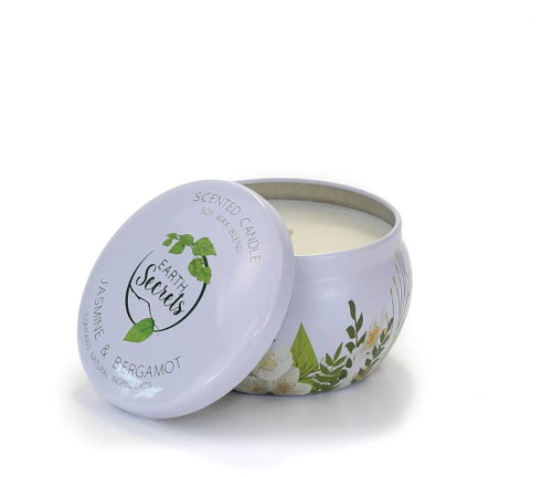 ASHLEIGH & BURWOOD Earth Secrets - Jasmine and Bergamot 140 g - Candle - Main image