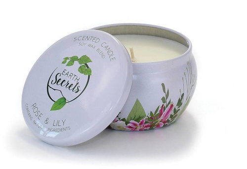 ASHLEIGH & BURWOOD Earth Secrets - Rose and Lily 140 g - Candle - Main image