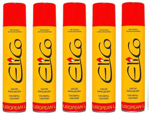 Elico lighter gas, 90 ml - pack of 12 - Lighter Refill - Main image