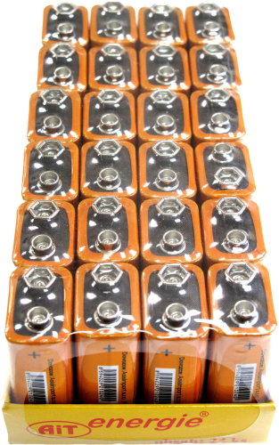 AiT batteries 6F22 Silver, 9V - 24 pcs - Disposable Battery - Main image