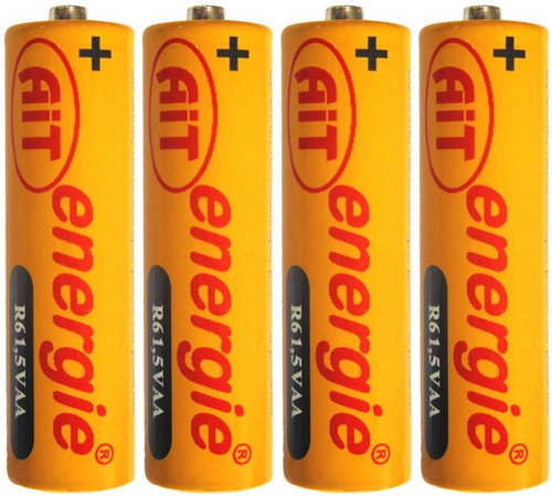 AiT R6 Silver AA - shrink, 4 db - Eldobható elem - Fő fotó