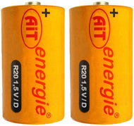 AiT batteries Silver R20, D - pack of 2 - Disposable Battery