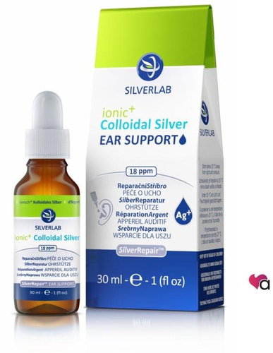 Silverlab Colloidal Silver Ear Drops 18ppm 30 ml - Colloidal Silver - Main image
