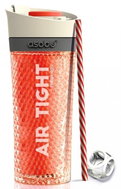 ASOBU Pump and Chill Juice & Smoothie Tumbler, red 470ml - Drinking Bottle