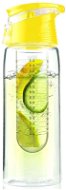 Asobu Fresh Flasche mit Infusor Flavour It gelb 600ml - Trinkflasche