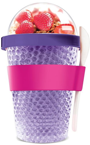 ASOBU Chill Yo 2 Go CY2GO Purple 386ml - Storage Jar - Main image