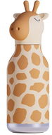 Asobu Bestie Bottles láhev na pití s brčkem Žirafa 460 ml - Dětská termoska