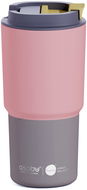 Asobu Pick Me Up cestovní termohrnek Pastel peach/orange 650 ml - Termohrnek