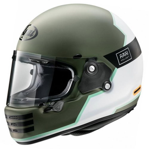 Arai CONCEPT-X Overland Olive Khaki (Matt) Retro Helmet - Motorbike Helmet - Main image