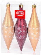 Vánoční koule JOLLY, sada 3,14 cm, zlatá a červená - Vánoční ozdoby