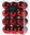 Red, diameter 3 cm, 24 pcs