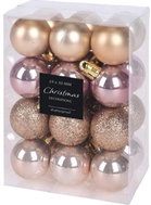 HOME STYLING COLLECTION Christmas ornaments - balls, gold, diameter 3 cm, 24 pcs - Christmas Ornaments