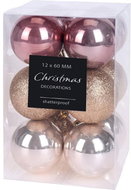 HOME STYLING COLLECTION Christmas ornaments - balls, gold, diameter 6 cm, 12 pcs - Christmas Ornaments