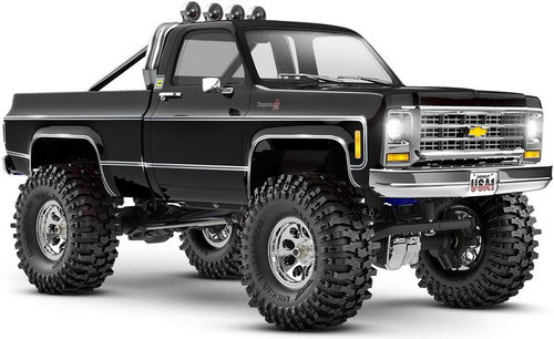 Traxxas TRX-4M Chevrolet K10 1979 1:18 black - Remote Control Car - Main image