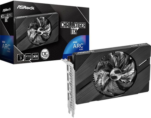 ASROCK Intel Arc A380 Challenger ITX 6GB OC - Grafická karta - Hlavní obrázek