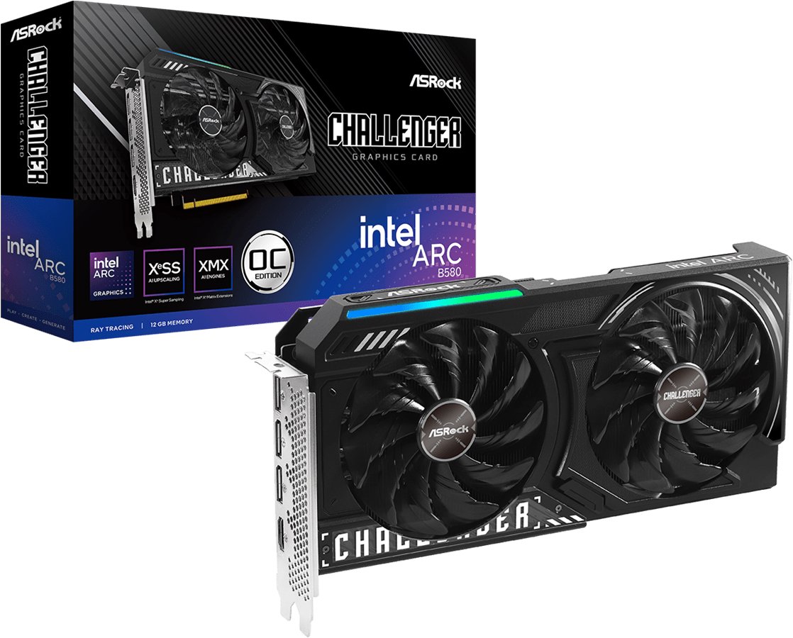 ASRock ARC B580 Challenger 12G OC