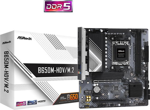 ASROCK B650M-HDV/M.2 - Alaplap - Fő fotó