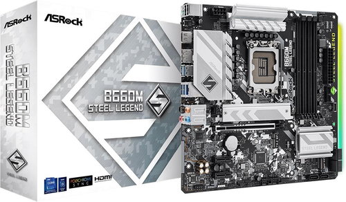 ASROCK B660M Steel Legend - Alaplap - Fő fotó