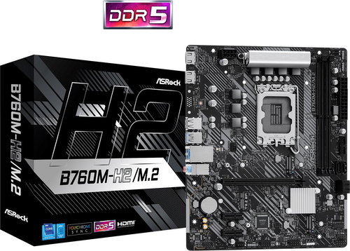 ASROCK B760M-H2/M.2 - Motherboard - Hauptbild