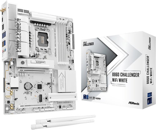 ASRock B860 Challenger WiFi White - Alaplap - Fő fotó