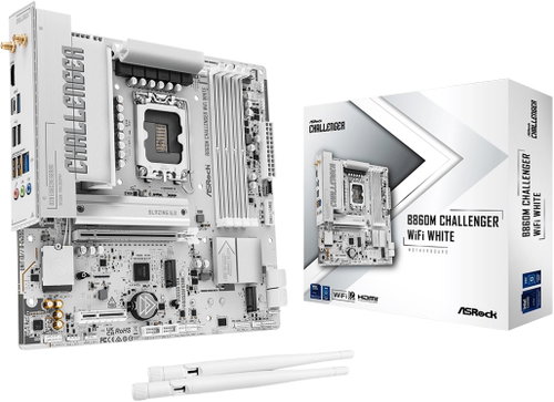 ASROCK B860M Challenger WiFi White - Motherboard - Main image
