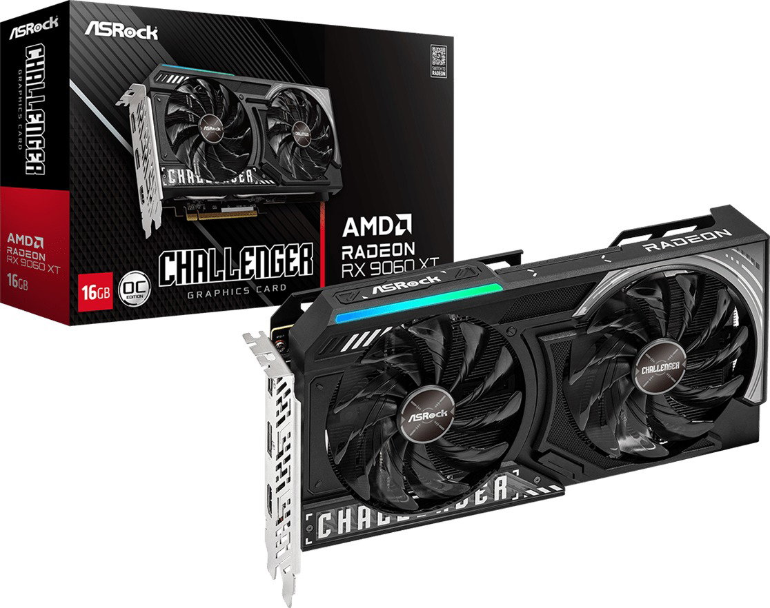 ASRock RX 9060 XT Challenger 16G OC