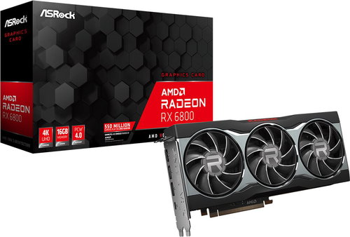 ASROCK Radeon RX 6800 16G - Grafikkarte - Hauptbild