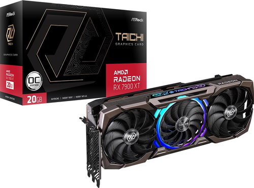 ASROCK Radeon RX 7900 XT Taichi 20GB OC - Videókártya - Fő fotó
