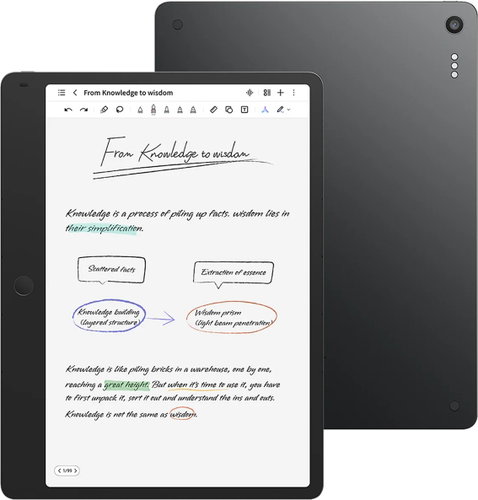 TCL Note A1 NXTPAPER 8GB/256GB Aerolite Grey + pen + flip case  - Tablet - Main image