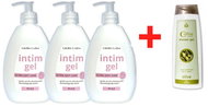 Laura Collini Intimate gel 3 × 500 g + shower gel as a gift - Gift Set