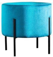 Atelier del Sofa Flow blue/black - Ottoman