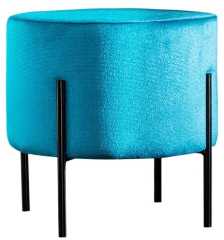 Atelier del Sofa Flow blue/black - Ottoman - Main image