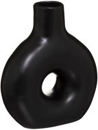 ATMOSPHERA Ceramic vase Circle 21 cm black - Vase