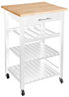 ATMOSPHERA kitchen trolley on wheels with drawer and 3 shelves, 58×48×87.5cm - Cart