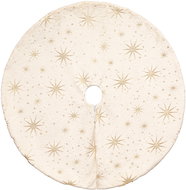 Atmosphera Carpet under the Christmas tree with golden stars 90 cm - Christmas Tree Mat
