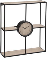 Atmosphera Decorative shelf with clock 4 compartments - Table Clock