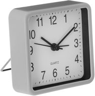 Atmosphera Klidné stolní hodiny do ložnice, křemenný budík šedý - Alarm Clock