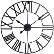 Home Styling Collection Kovové hodiny VINTAGE s římskými číslicemi 57 cm - Wall Clock